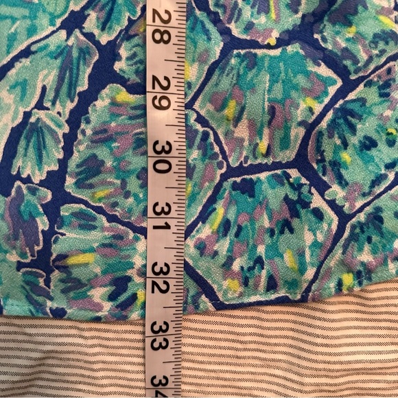 Lilly Pulitzer Jane Shift Dress, Size 00, Blue White Tropical Print - Picture 10 of 10